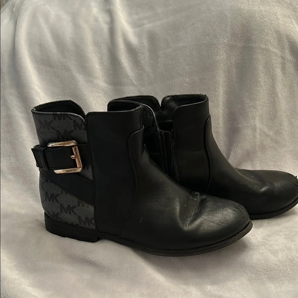Michael Kors Black Ankle Booties Sleek Design